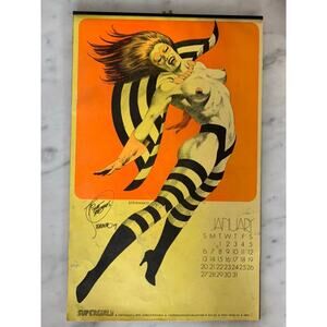 1970s James Steranko Super Girls Posters